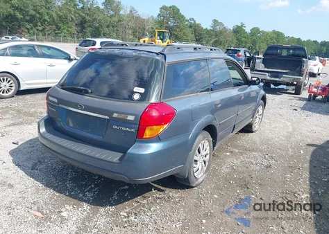 2006 Subaru Outback 2.5I из США, поврежденный, VIN 4S4BP61C167306538